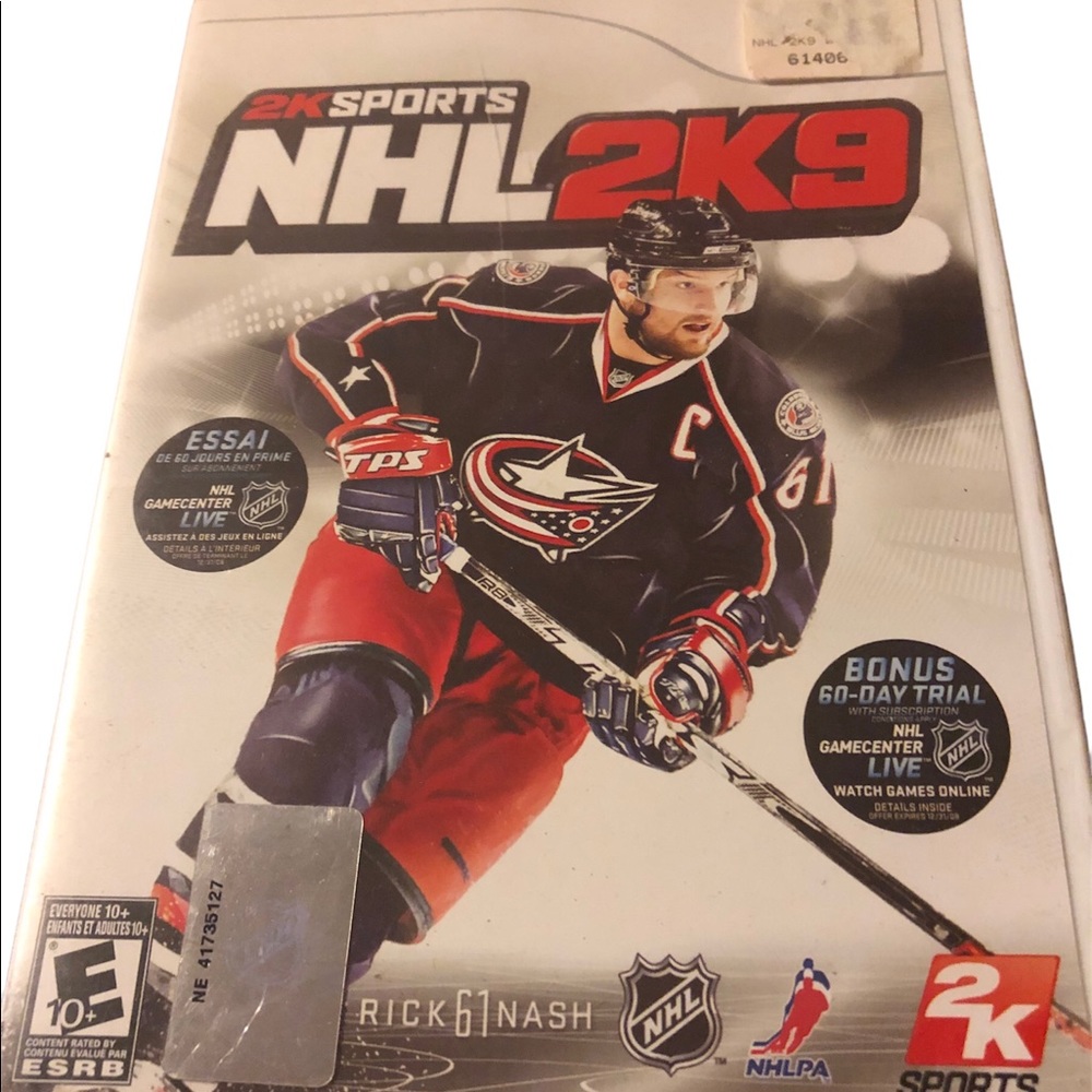 2K Sports NHL2K9 Wii Nintendo Complete Tested
